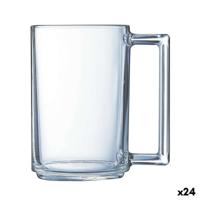 Kopp Luminarc à La Bonne Heure Transparant Ontbijt Glas 320 ml (24 Stuks)