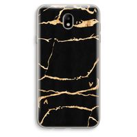 Gouden marmer: Samsung Galaxy J7 (2017) Transparant Hoesje