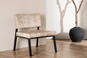 Nohr Fauteuil Delma Velvet - Beige