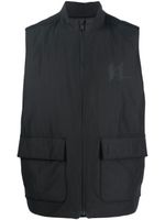 Karl Lagerfeld gilet à logo poitrine - Noir