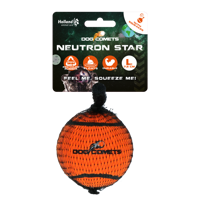 Dog comets Neutron Star Tennisbal met pieper L Oranje 1st - thumbnail