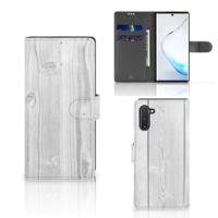 Samsung Galaxy Note 10 | Book Style Case | White Wood Samsung Galaxy Note 10 | Book Style Case | White Wood