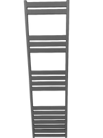 Designradiator Acqua Calda Antraciet Zij- en Middenaansluiting PETSA Slim 45/160