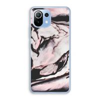 Roze stroom: Xiaomi Mi 11 Lite Transparant Hoesje