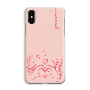 Love is in the air: iPhone XS Max Volledig Geprint Hoesje