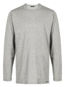 TOM FORD crew-neck long-sleeve T-shirt - Gris