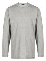 TOM FORD crew-neck long-sleeve T-shirt - Gris