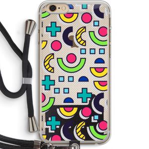 8-bit N°6: iPhone 6 PLUS / 6S PLUS Transparant Hoesje met koord