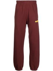 Off-White pantalon de jogging Thunder Stable - Rouge