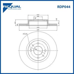 Requal Remschijf RDP044