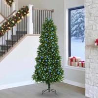 VidaXL Kerstboom met 300 led met standaard groen 240 cm pe