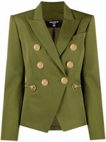 Balmain blazer à revers pointus - Vert