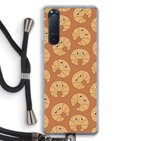 Croissant: Sony Xperia 5 II Transparant Hoesje met koord