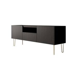 Meubella TV-Meubel Hacienda - Zwart - 144 cm