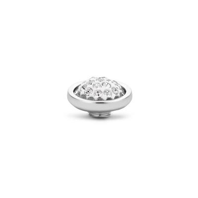 Melano Vivid Shiny Steentje Crystal Zilver