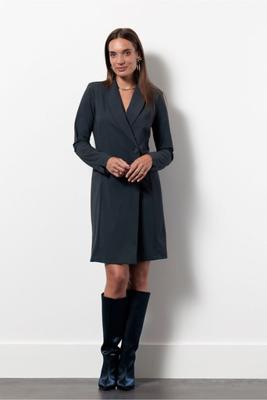 River blazerdress - antraciet - 13389