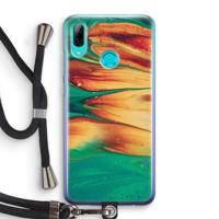 Green Inferno: Huawei P Smart (2019) Transparant Hoesje met koord