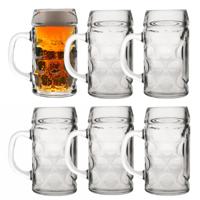 Bierpullen/Bierglazen - 0,5 liter - hard glas - 30x stuks - Bierfeest/Oktoberfest glazen