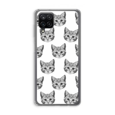 Kitten: Samsung Galaxy A12 Transparant Hoesje