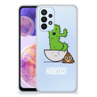 Samsung Galaxy A23 Telefoonhoesje met Naam Cactus Poo