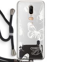 Tiny Bugs: OnePlus 6 Transparant Hoesje met koord