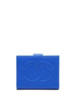 CHANEL Pre-Owned portefeuille CC en cuir (1996-1997) - Bleu