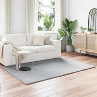 Antislip neplederen konijnenbont vloerkleed Olite Grijs