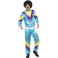 Jaren 80 trainingspak - polyester - verkleedkleding - heren - New Kids kostuum - gabber