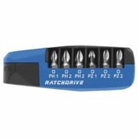 Precisie-schroevendraaier WITTE Ratchdrive Set van tips Precisie-schroevendraaier WITTE Ratchdrive Set van tips