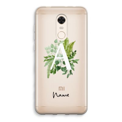Green Brush: Xiaomi Redmi 5 Transparant Hoesje