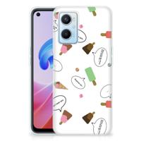 OPPO A96 | OPPO A76 | Siliconen Case | IJsjes