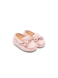 Tod's Kids mocassins Gommino en daim - Rose