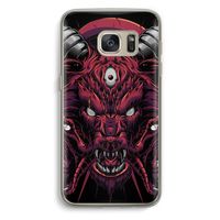 Hell Hound and Serpents: Samsung Galaxy S7 Transparant Hoesje