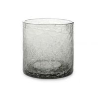 Fine2Dine Whiskey Glas Crackle - Grijs - 220 ml - thumbnail