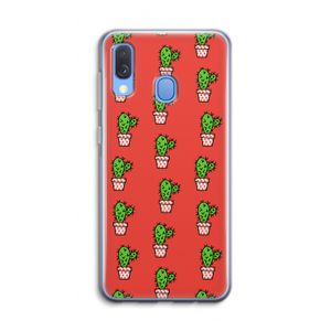Mini cactus: Samsung Galaxy A40 Transparant Hoesje