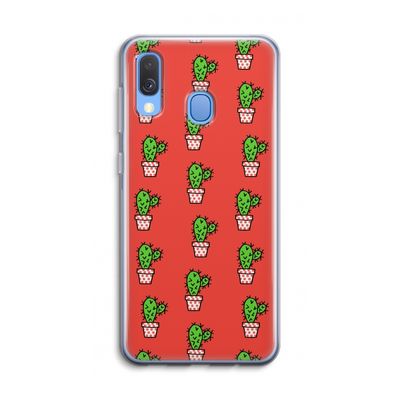 Mini cactus: Samsung Galaxy A40 Transparant Hoesje