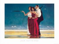 Kunstdruk Jack Vettriano - The Missing Man I 80x60cm