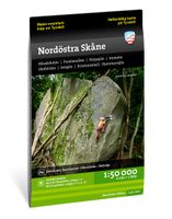 Wandelkaart - Fietskaart Terrängkartor Skåne Nordöstra - Skane noordoost | Calazo - thumbnail