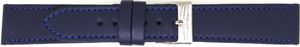 Horlogeband Universeel 804.05.14 Leder Blauw 14mm