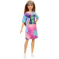 Mattel Fashionistas Doll 159 Tie-Dye T-Shirt Dress