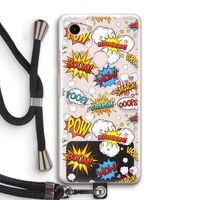 Pow Smack: Pixel 3 Transparant Hoesje met koord