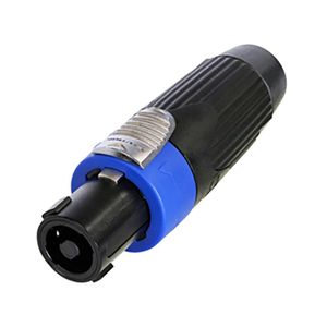 Neutrik - 4-polige Speakon Vrouwelijke Kabelconnector - zwart metaal -