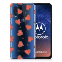 Motorola One Vision | TPU bumper | Hearts Motorola One Vision | TPU bumper | Hearts