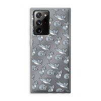 Poezen: Samsung Galaxy Note 20 Ultra / Note 20 Ultra 5G Transparant Hoesje
