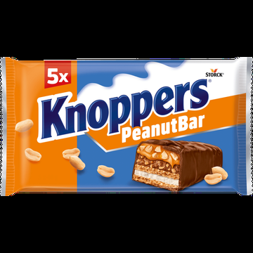 Knoppers Peanut Bar 5 x 40 g bij Jumbo
