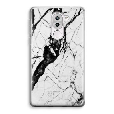 Witte marmer 2: Honor 6X Transparant Hoesje