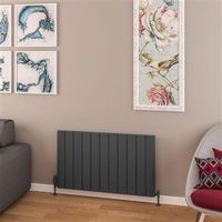 Eastbrook Withington radiator 105x60cm aluminium 1080W antraciet - thumbnail