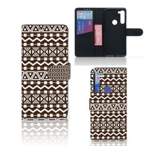 Motorola G8 Power Telefoon Hoesje Aztec Brown