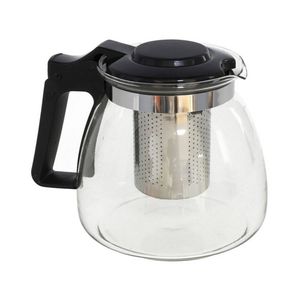 Glazen theepot 900 ml met filter/infuser en handvat - Theepotten