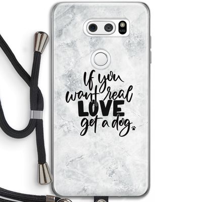 Partner in crime: LG V30 Transparant Hoesje met koord